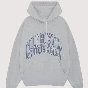 Cole Buxton Sportswear Arc Grey Hoodie