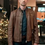 Corey Sevier The Christmas Charade 2024 Brown Jacket