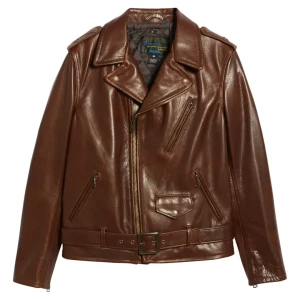 Cowhide Leather Moto Jacket