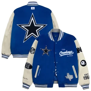 Dallas Cowboys GOLF WANG Letterman Jacket