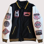 Death Row Records Patched Varsity Jacket