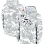 Denver Broncos Arctic Camo Salute to Service Hoodie