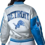 Detroit Lions Cropped Full-Snap Jacket