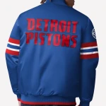 Detroit Pistons Starter Satin Full-Snap Jacket