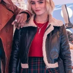 Doctor Who S14 Ruby Sunday Shearling Leather Jacket