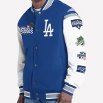 Dodgers G-III Royal Recruit Commemorative Varsity Jacket