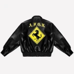 Doncare AFGK Ferrari Black Leather Jacket