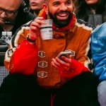 Drake Embroidered Hooded Snow Ski Jacket