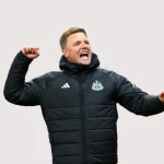 Eddie Howe Newcastle United Black Puffer Jacket