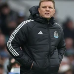Eddie Howe Newcastle United Black Puffer Jacket
