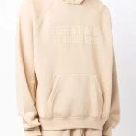 Beige Essentials Hoodie