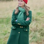 Fiona Gubelmann Tis the Season to Be Irish 2024 Green Coat