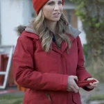 Fiona Gubelmann Tis the Season to Be Irish 2024 Red Jacket