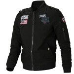 Army Military Motorcycle Bomber Jacket
