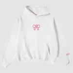 Glow House White Hoodie