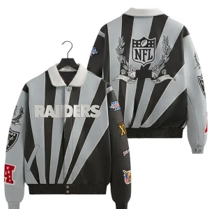 Kith & Jeff Hamilton Raiders Leather Varsity Jacket