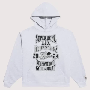 Kendrick Lamar Super Bowl LIX Foot Up On The Gas Hoodie