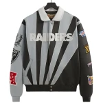 Kith & Jeff Hamilton Raiders Leather Varsity Jacket