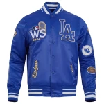 Los Angeles Dodgers 2024 World Series Champions Satin Jacket