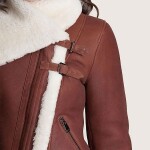 Women’s Brown Sheepskin Shearling Jacket