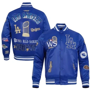 Los Angeles Dodgers 2024 World Series Champions Satin Jacket