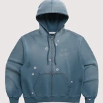 Madhappy Crystal Flower Zip Up Hoodie