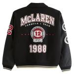 Abercrombie McLaren Black Varsity Jacket