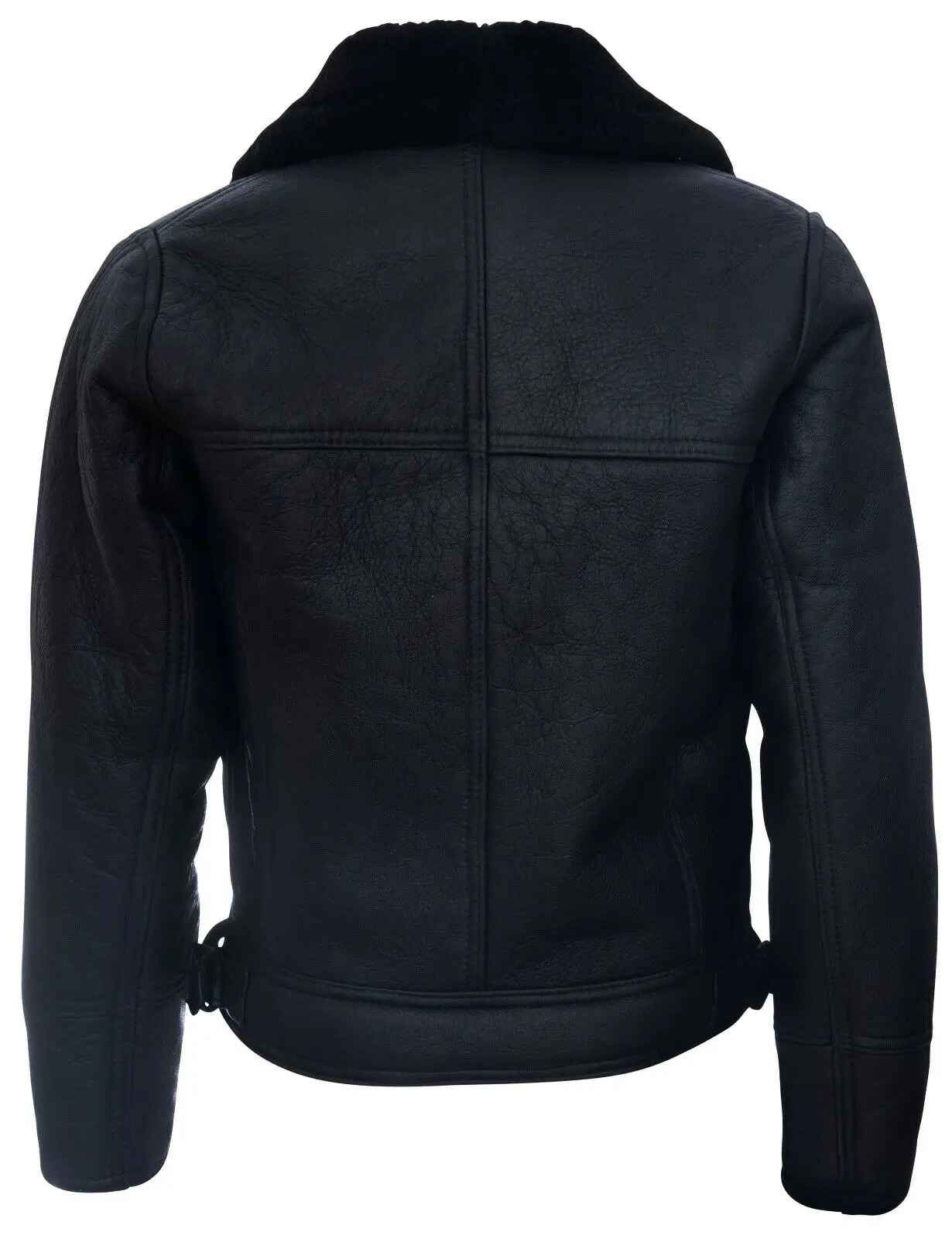 Men’s Aviator Leather Shearling Jacket