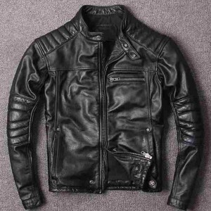 Men's Premium Black Biker Jacket