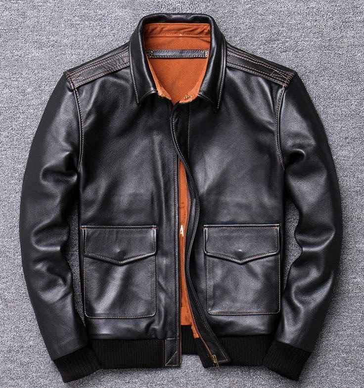 Men's Premium Black Leather Jacket