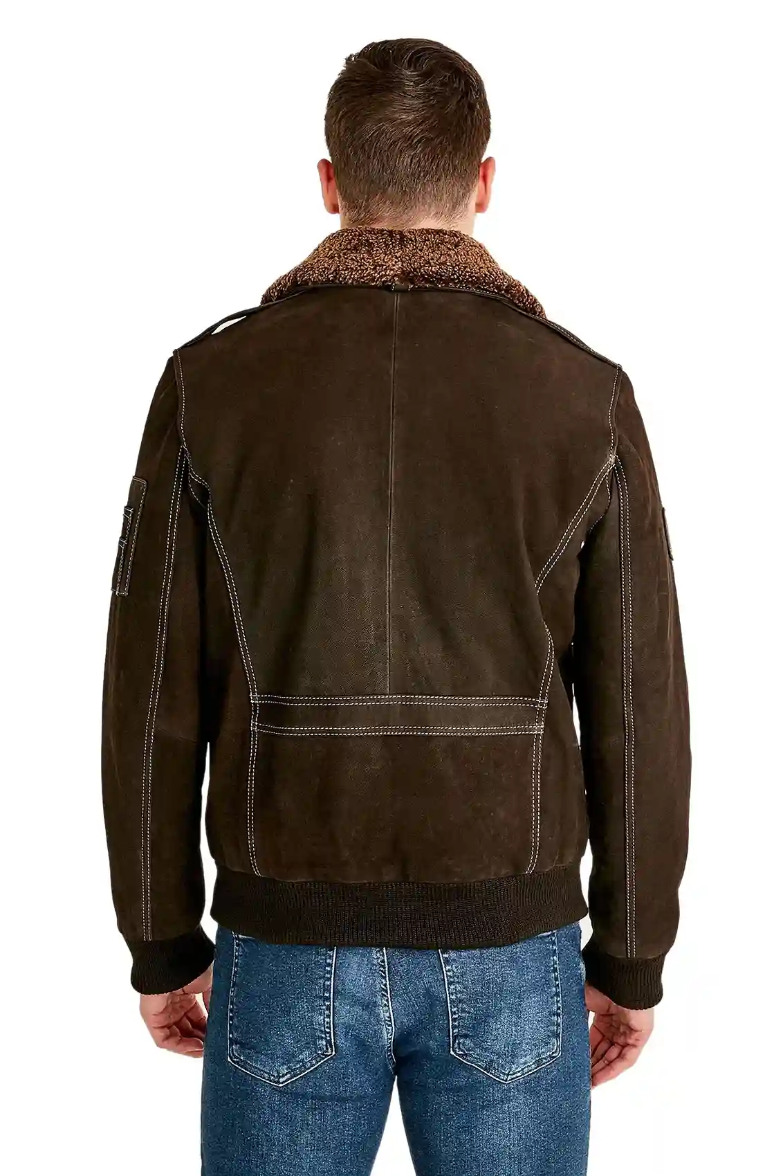 Brown Air Force Leather Jacket for Men
