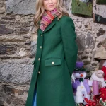 Fiona Gubelmann Tis the Season to Be Irish 2024 Green Coat