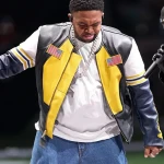 Mustard Vanson Super Bowl LIX Leather Jacket