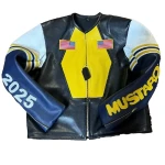 Mustard Vanson Super Bowl LIX Leather Jacket