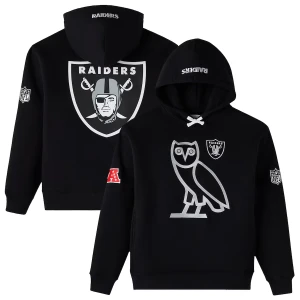 Raiders OVO Black Icon Team Pullover Hoodie