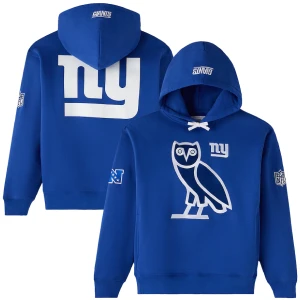 New York Giants OVO Blue Hoodie