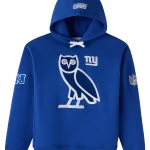 New York Giants OVO Blue Hoodie