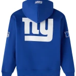 New York Giants OVO Blue Hoodie