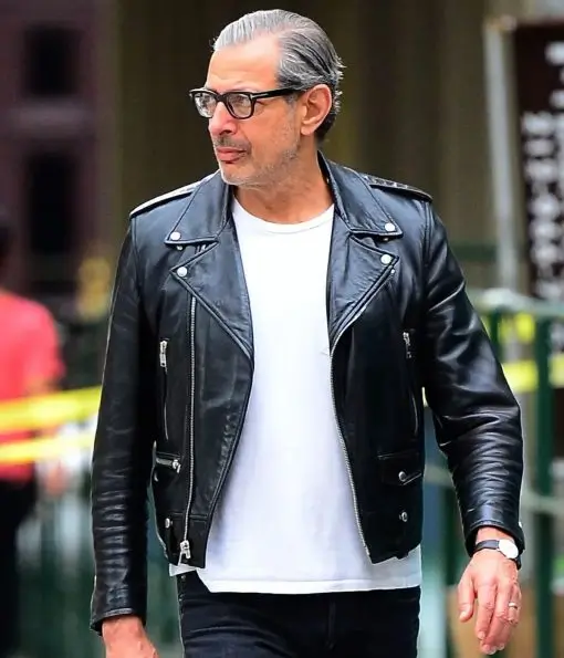 Jeff Goldblum Jurassic World Dominion Biker Jacket