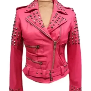 Barbie Studded Leather Jacket