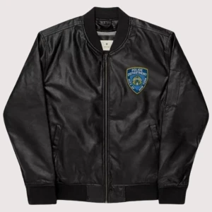 NYPD Black Leather Jacket