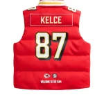 Travis Kelce Off Season Kansas City Chiefs Player Puffer Vest