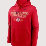 Ohio State National Champions Hoodie Red