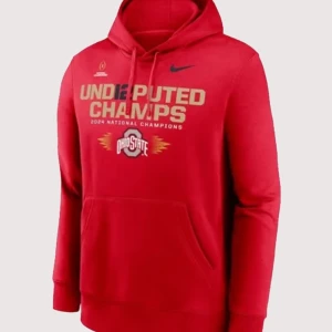 Ohio State National Champions Hoodie Red