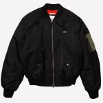 Oversized Lacoste Contrast Bomber Jacket