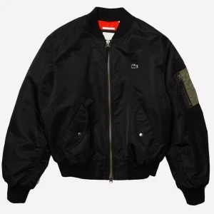 Oversized Lacoste Contrast Bomber Jacket