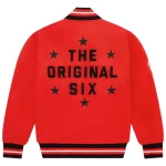 OVO x NHL Chicago Blackhawks Varsity Jacket