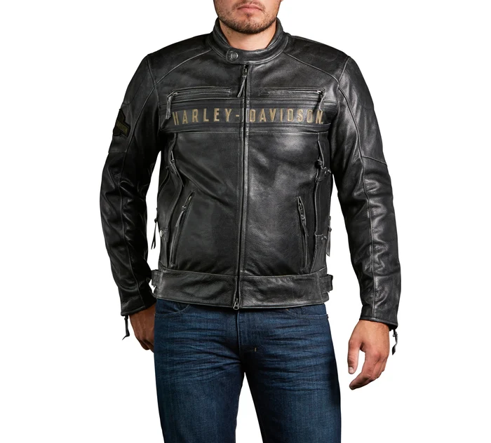 Harley Davidson Men Passing Link Triple Vent Jacket
