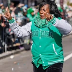 Cherelle Parker Philadelphia Eagles Varsity Jacket