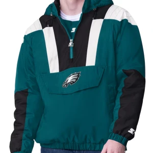 Philadelphia Eagles Half-Zip Starter Jacket